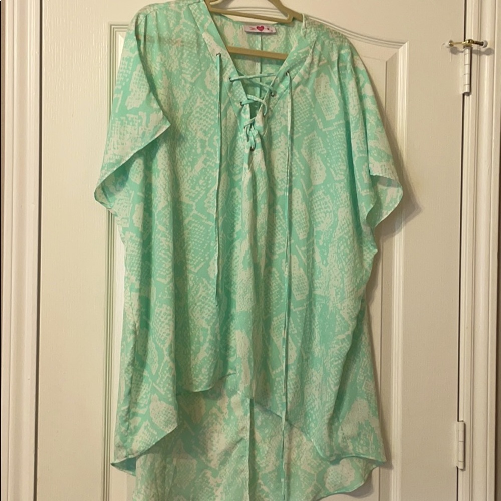Buddylove snake print tunic top